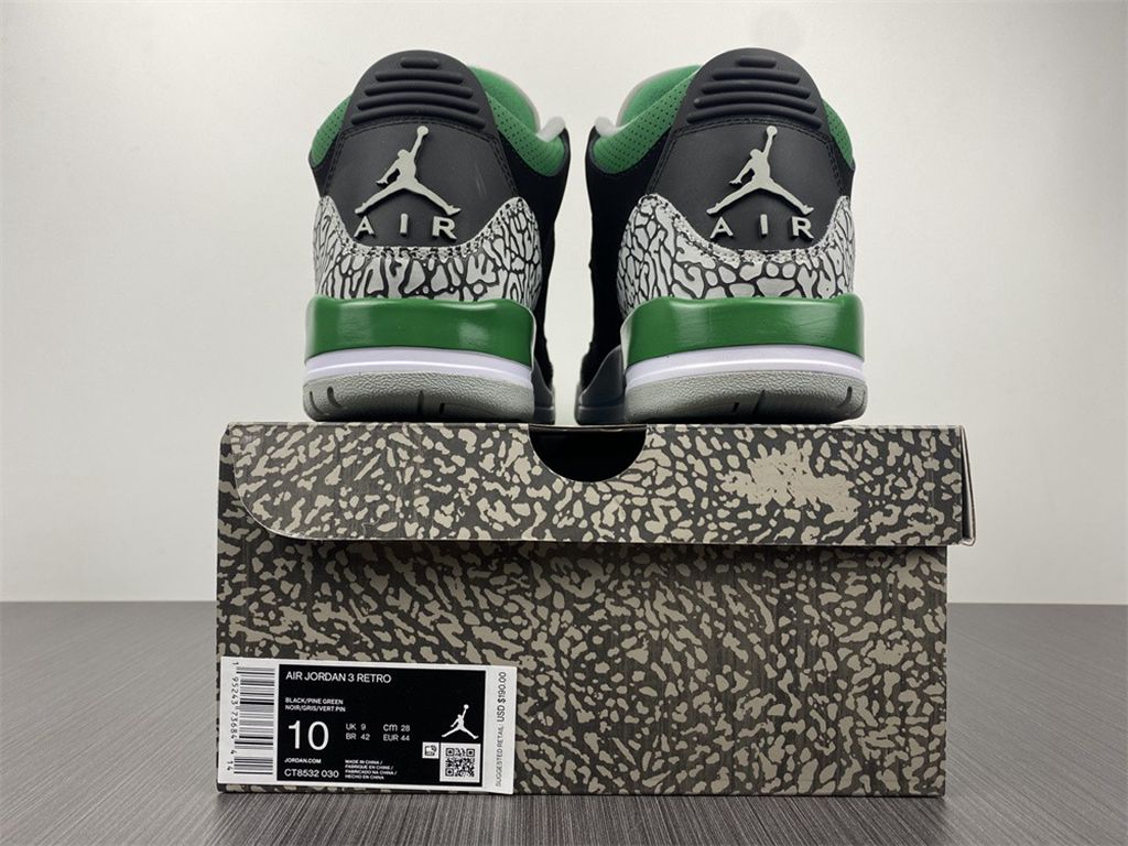 Air Jordan 3 Pine Green